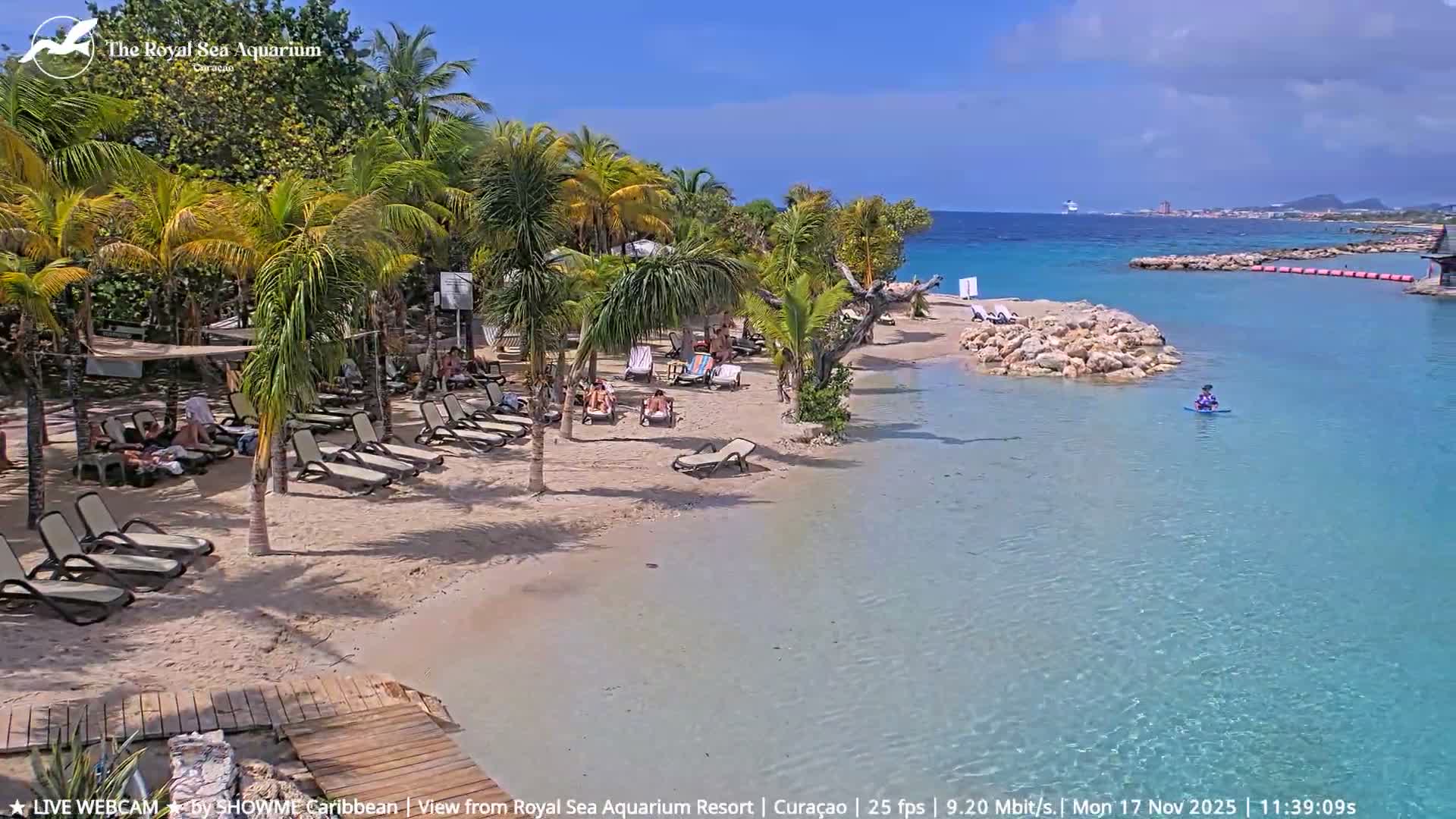 Willemstad, The Royal Sea Aquarium Resort Beach Live Cam - Willemstad, Curacao, Netherland 