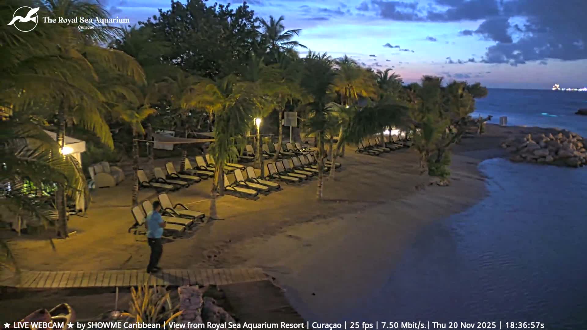 Willemstad, The Royal Sea Aquarium Resort Beach Live Cam - Willemstad, Curacao, Netherland 