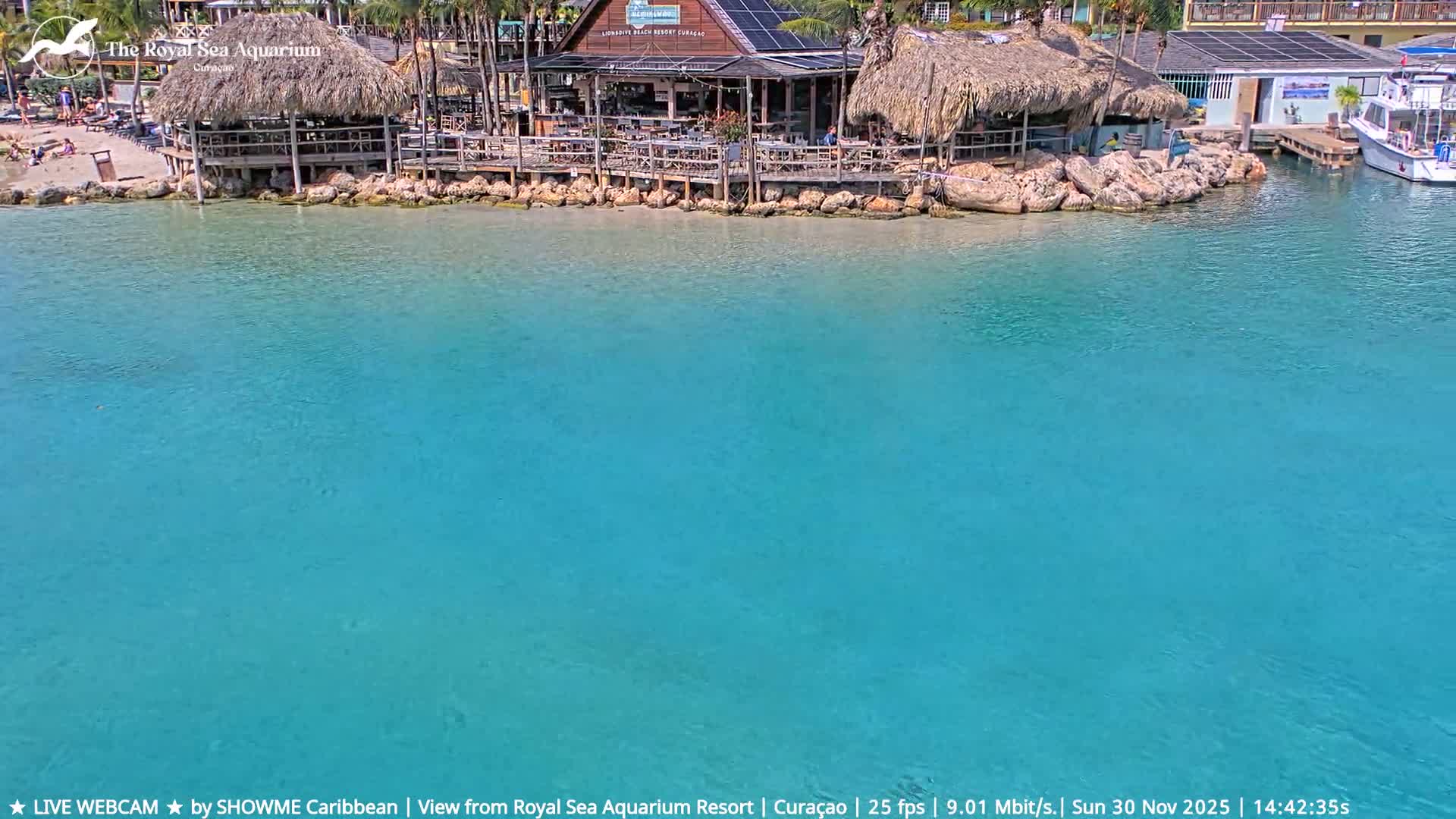 Willemstad, The Royal Sea Aquarium Resort Beach Live Cam - Willemstad, Curacao, Netherland 