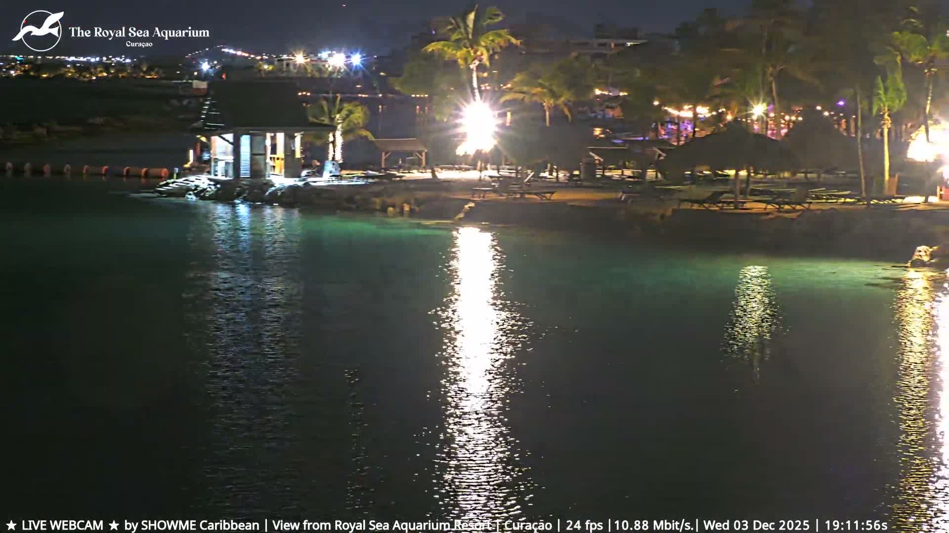 Willemstad, The Royal Sea Aquarium Resort Beach Live Cam - Willemstad, Curacao, Netherland 