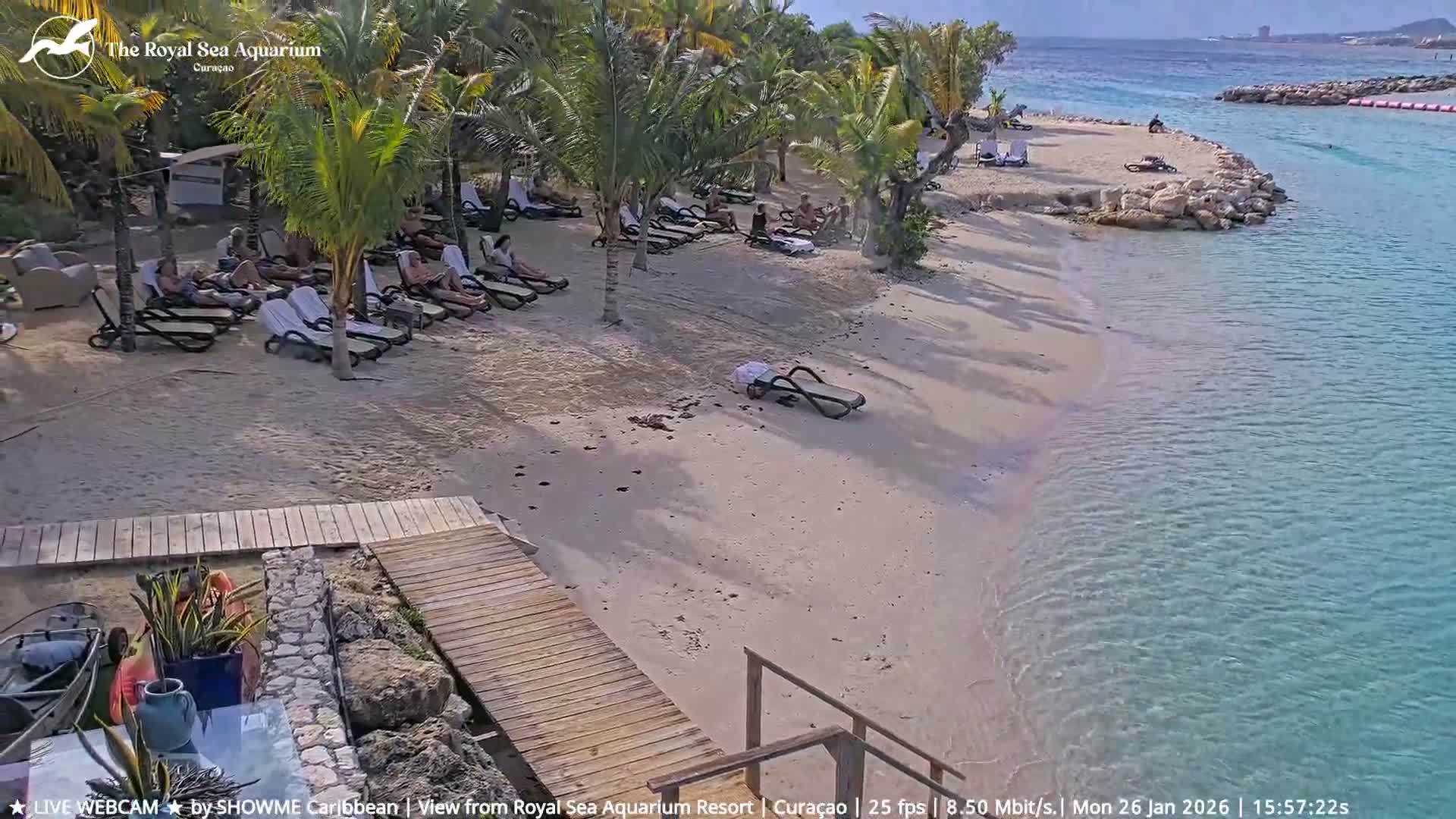 Willemstad, The Royal Sea Aquarium Resort Beach Live Cam - Willemstad, Curacao, Netherland 