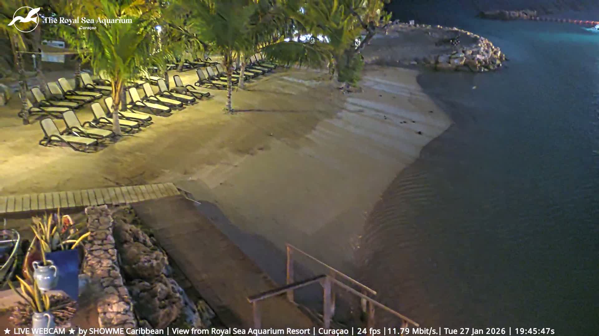 Willemstad, The Royal Sea Aquarium Resort Beach Live Cam - Willemstad, Curacao, Netherland 