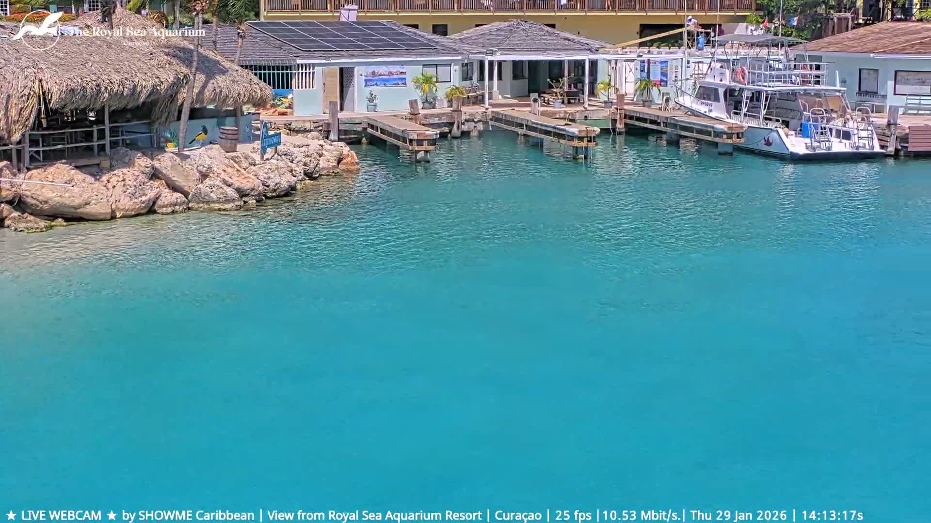 Willemstad, The Royal Sea Aquarium Resort Beach Live Cam - Willemstad, Curacao, Netherland 