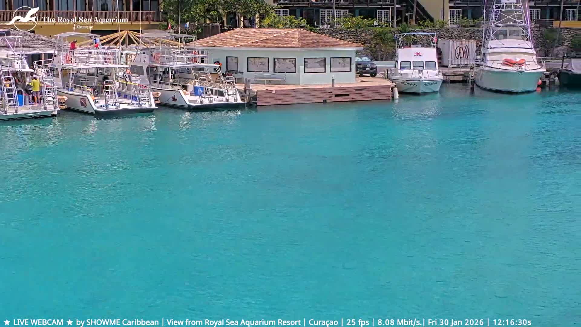 Willemstad, The Royal Sea Aquarium Resort Beach Live Cam - Willemstad, Curacao, Netherland 