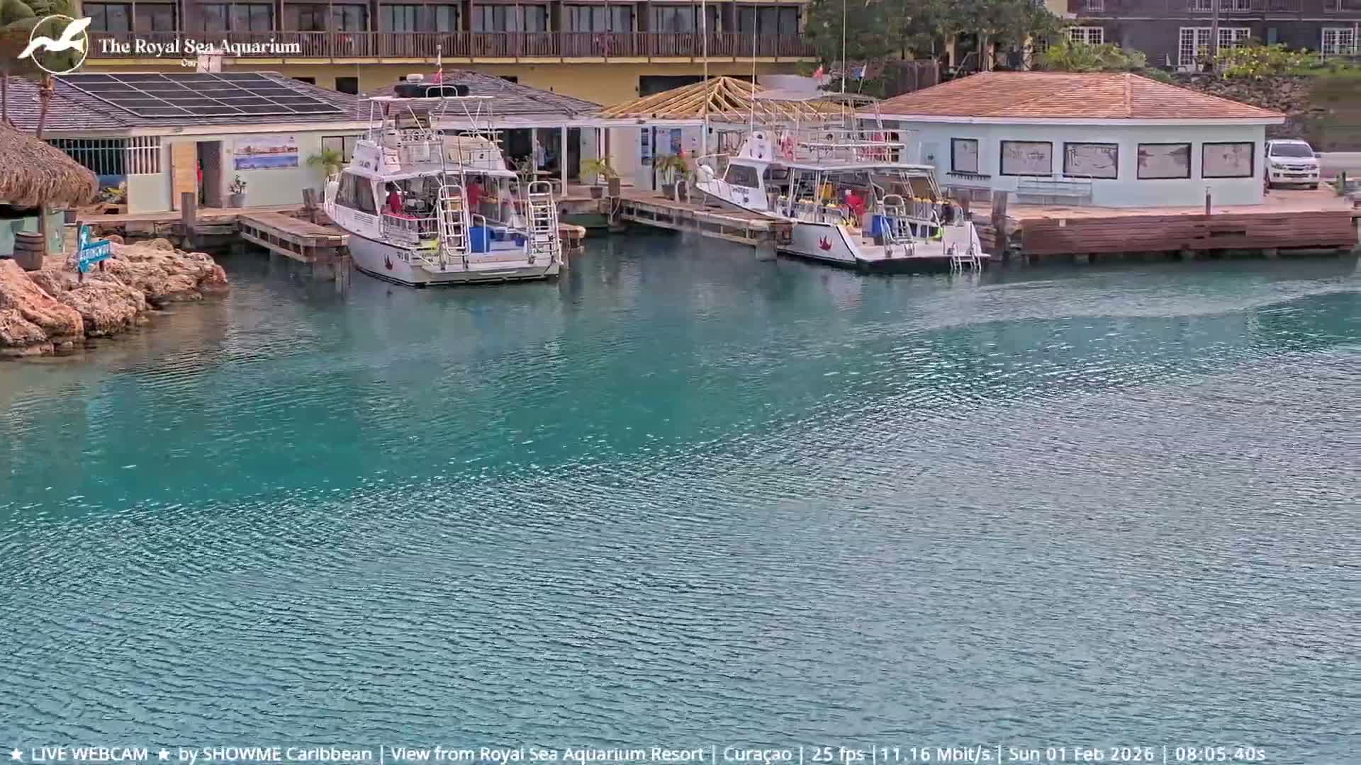 Willemstad, The Royal Sea Aquarium Resort Beach Live Cam - Willemstad, Curacao, Netherland 