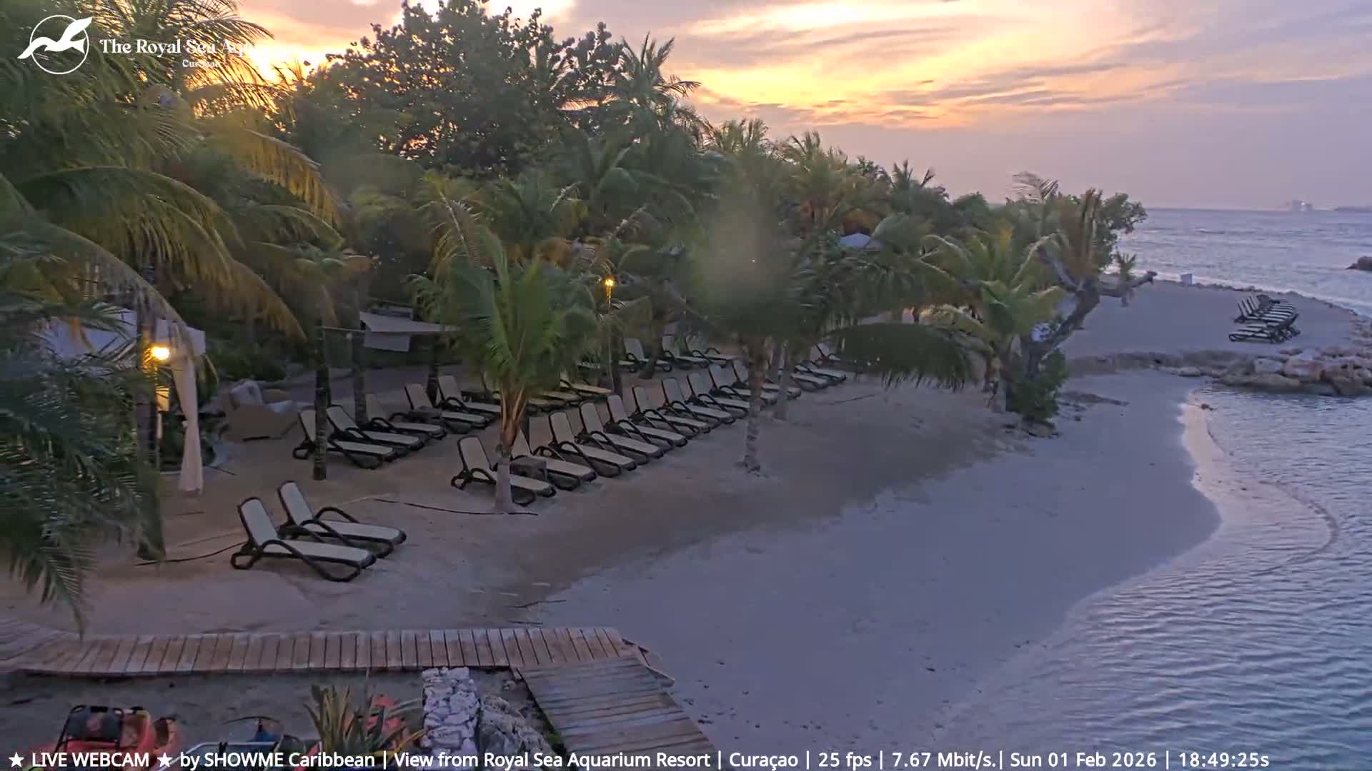 Willemstad, The Royal Sea Aquarium Resort Beach Live Cam - Willemstad, Curacao, Netherland 