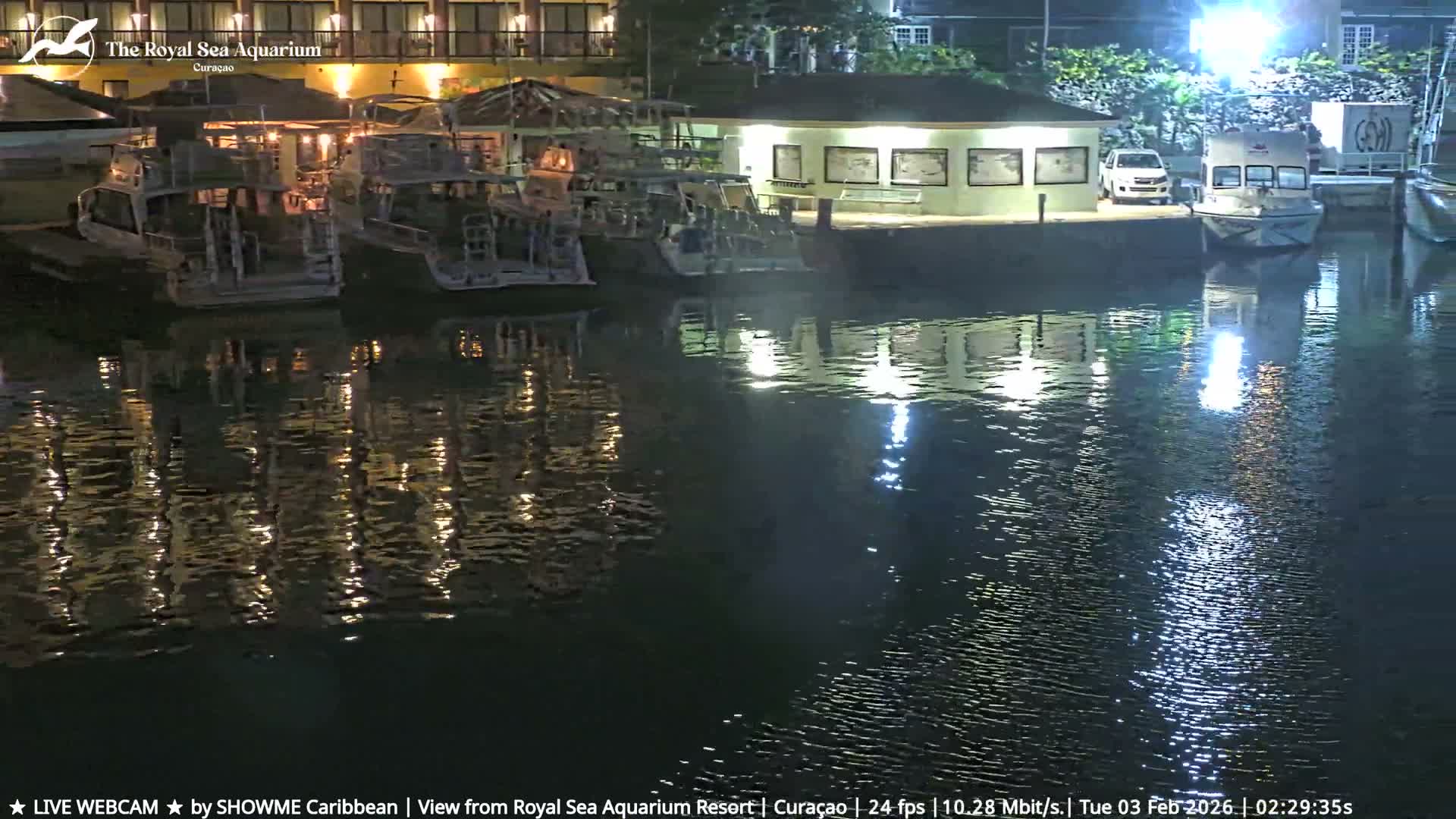 Willemstad, The Royal Sea Aquarium Resort Beach Live Cam - Willemstad, Curacao, Netherland 