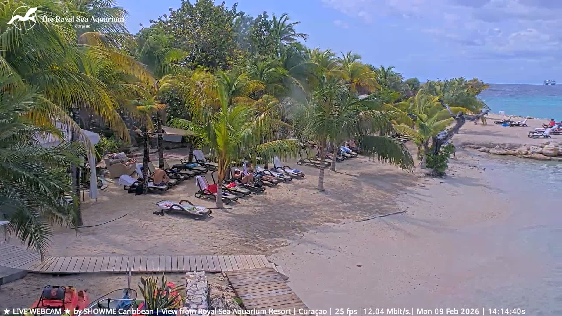 Willemstad, The Royal Sea Aquarium Resort Beach Live Cam - Willemstad, Curacao, Netherland 