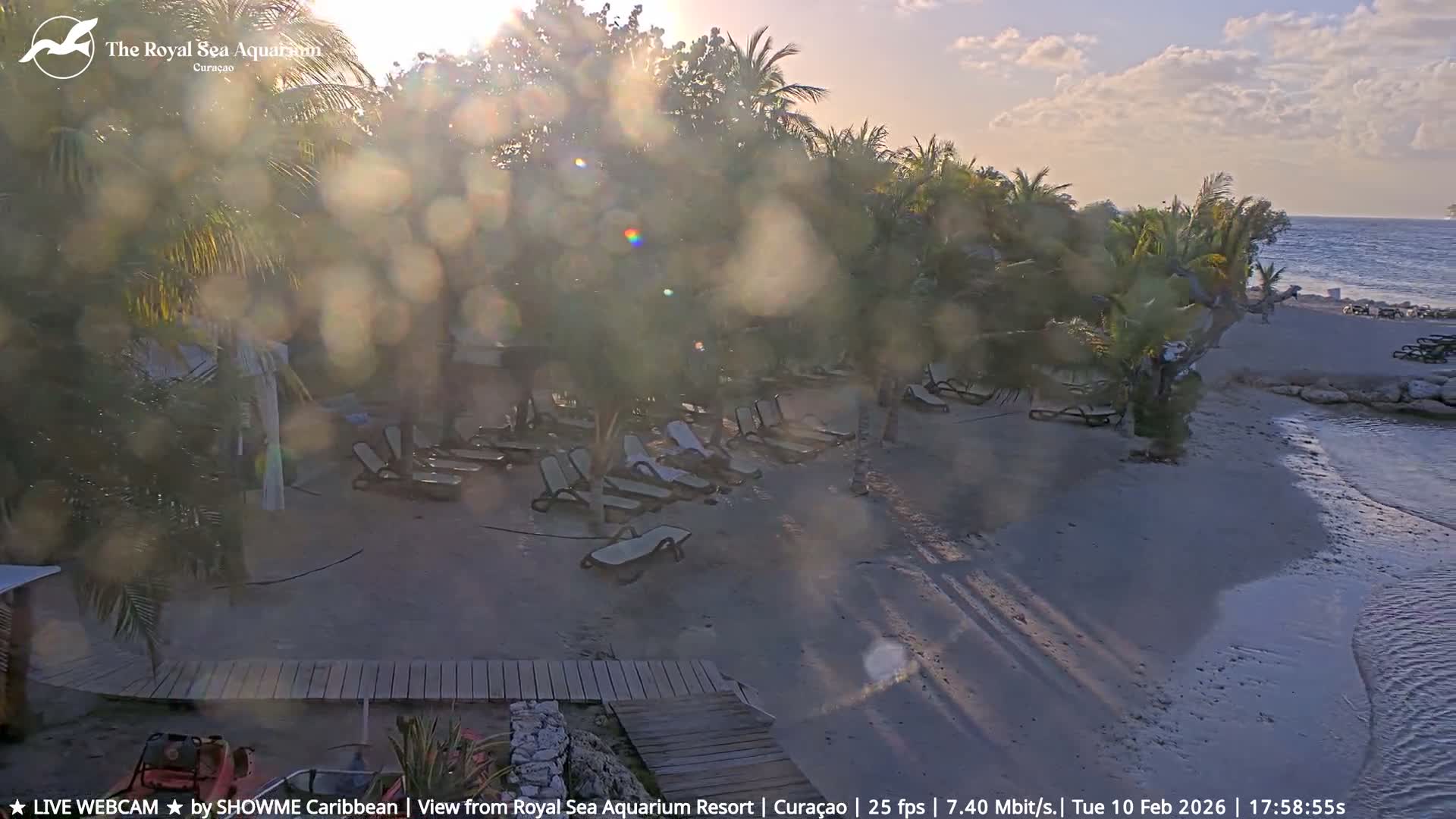 Willemstad, The Royal Sea Aquarium Resort Beach Live Cam - Willemstad, Curacao, Netherland 