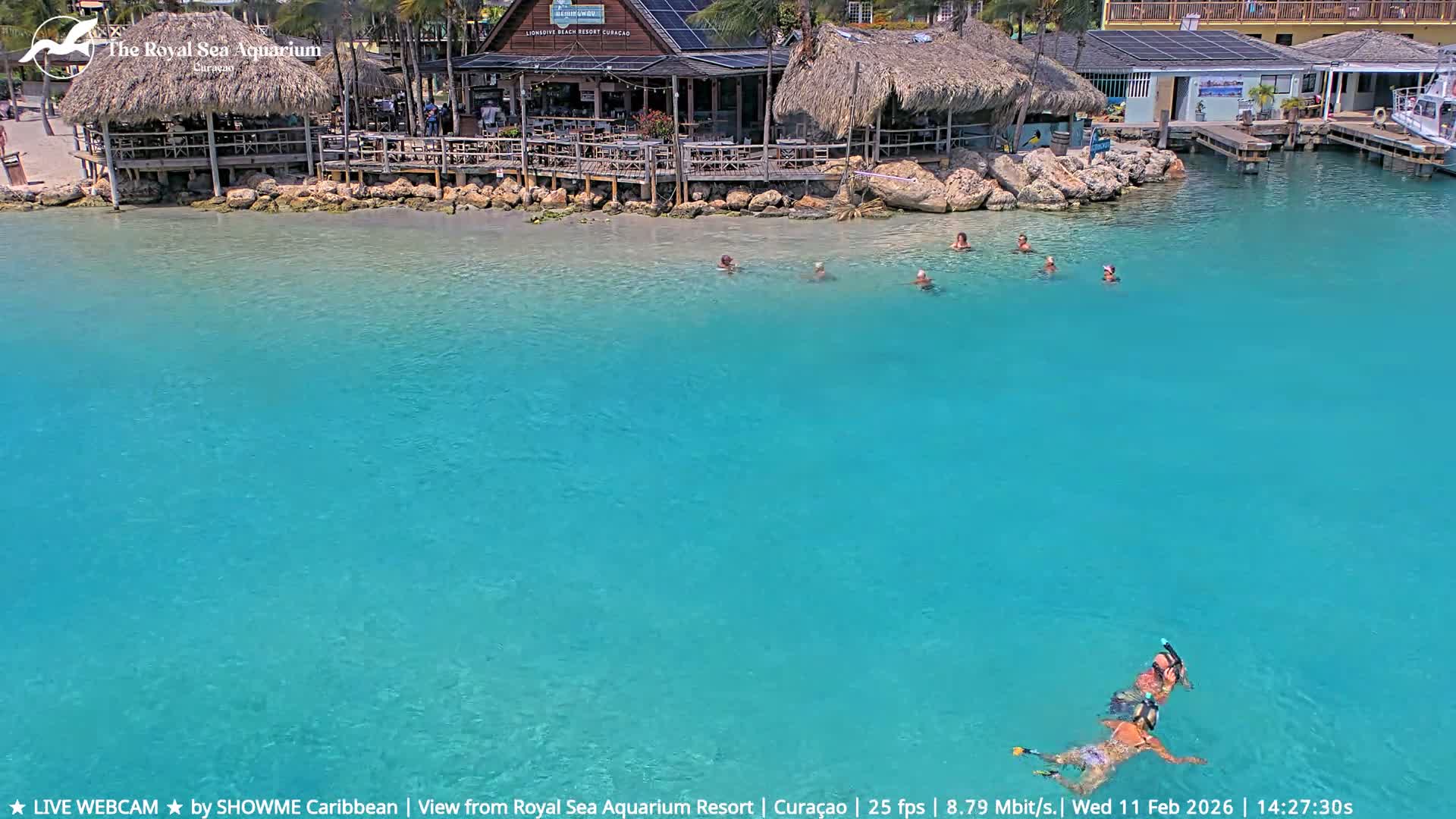 Willemstad, The Royal Sea Aquarium Resort Beach Live Cam - Willemstad, Curacao, Netherland 
