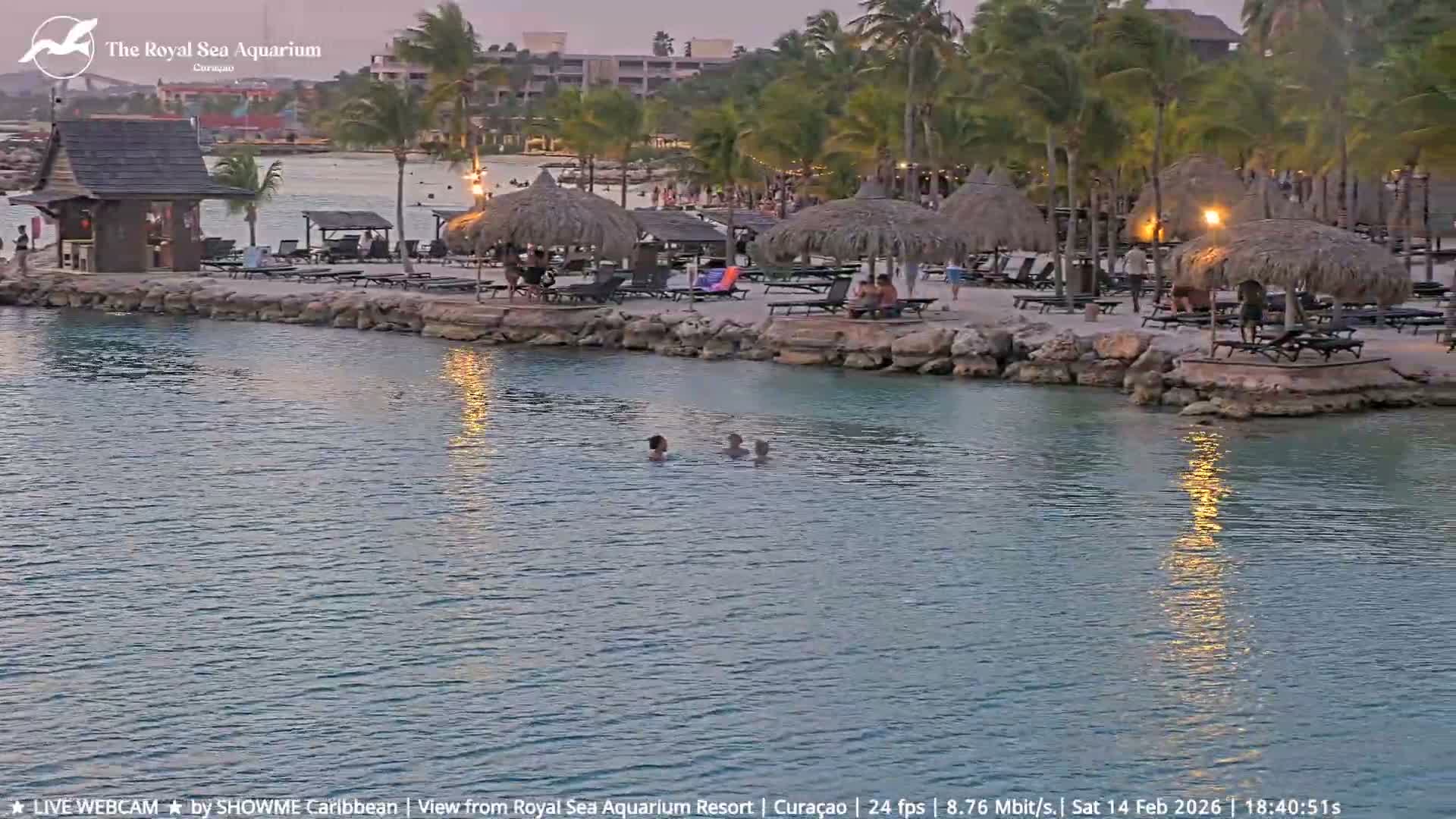 Willemstad, The Royal Sea Aquarium Resort Beach Live Cam - Willemstad, Curacao, Netherland 