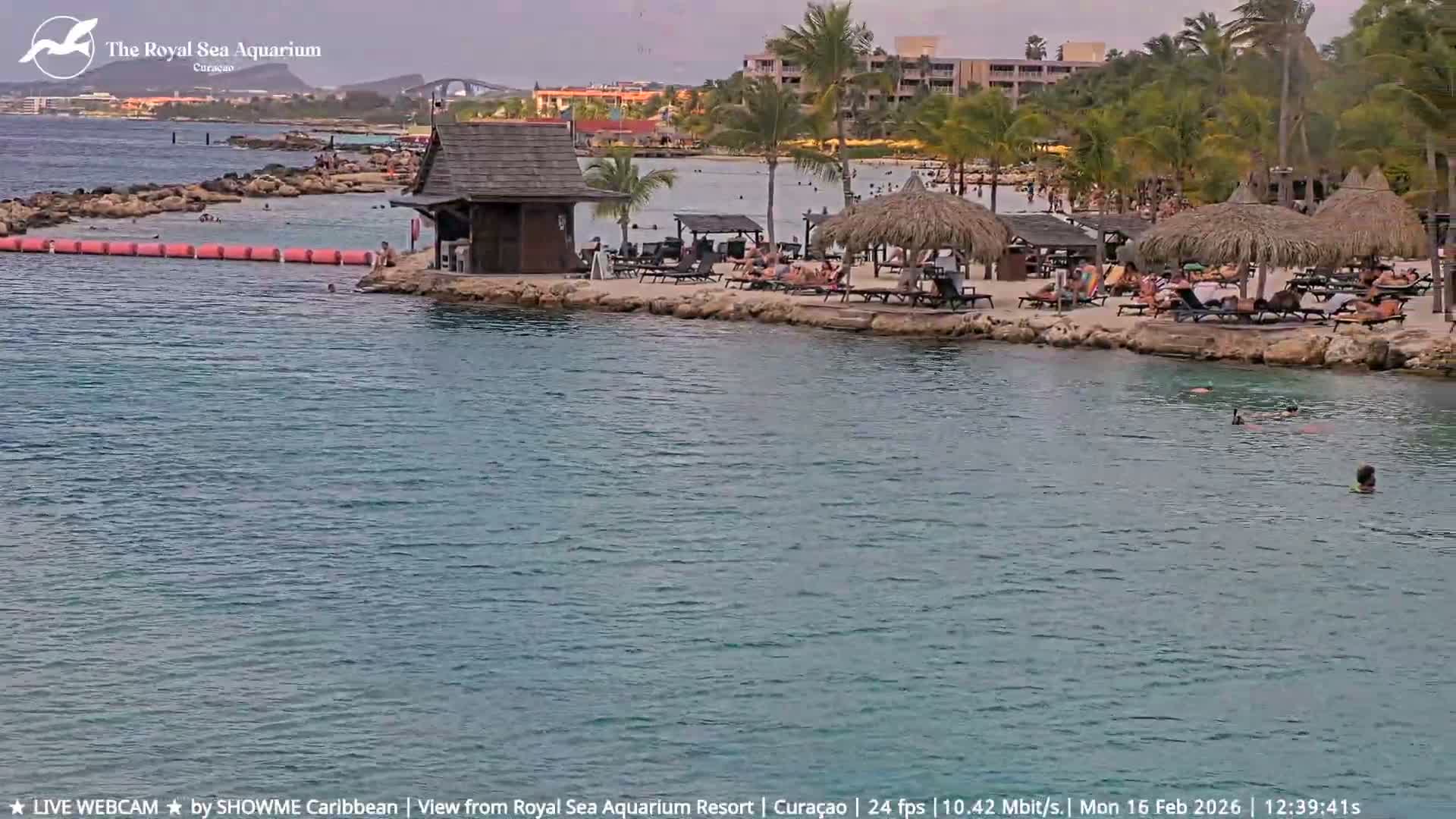Willemstad, The Royal Sea Aquarium Resort Beach Live Cam - Willemstad, Curacao, Netherland 