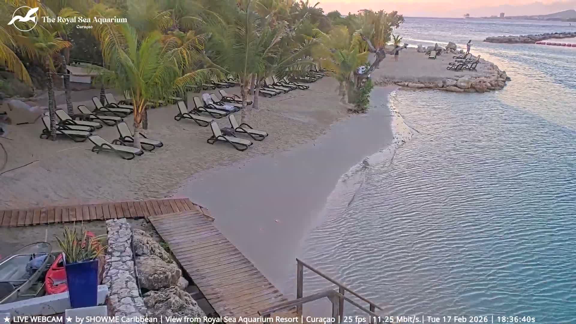 Willemstad, The Royal Sea Aquarium Resort Beach Live Cam - Willemstad, Curacao, Netherland 