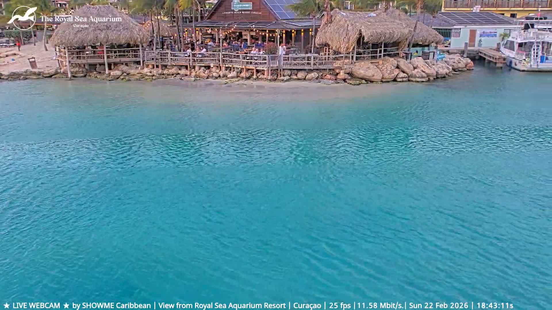 Willemstad, The Royal Sea Aquarium Resort Beach Live Cam - Willemstad, Curacao, Netherland 