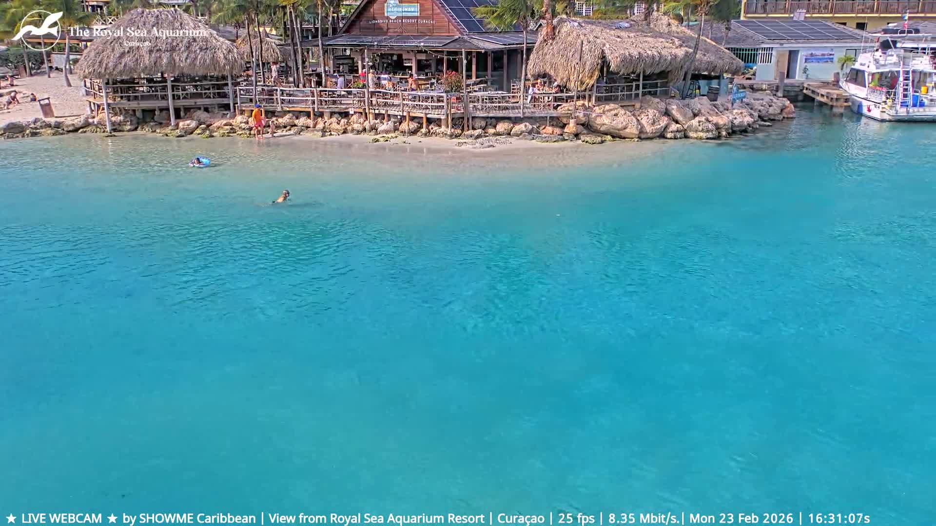 Willemstad, The Royal Sea Aquarium Resort Beach Live Cam - Willemstad, Curacao, Netherland 