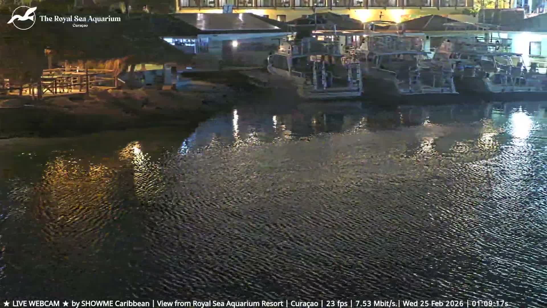 Willemstad, The Royal Sea Aquarium Resort Beach Live Cam - Willemstad, Curacao, Netherland 