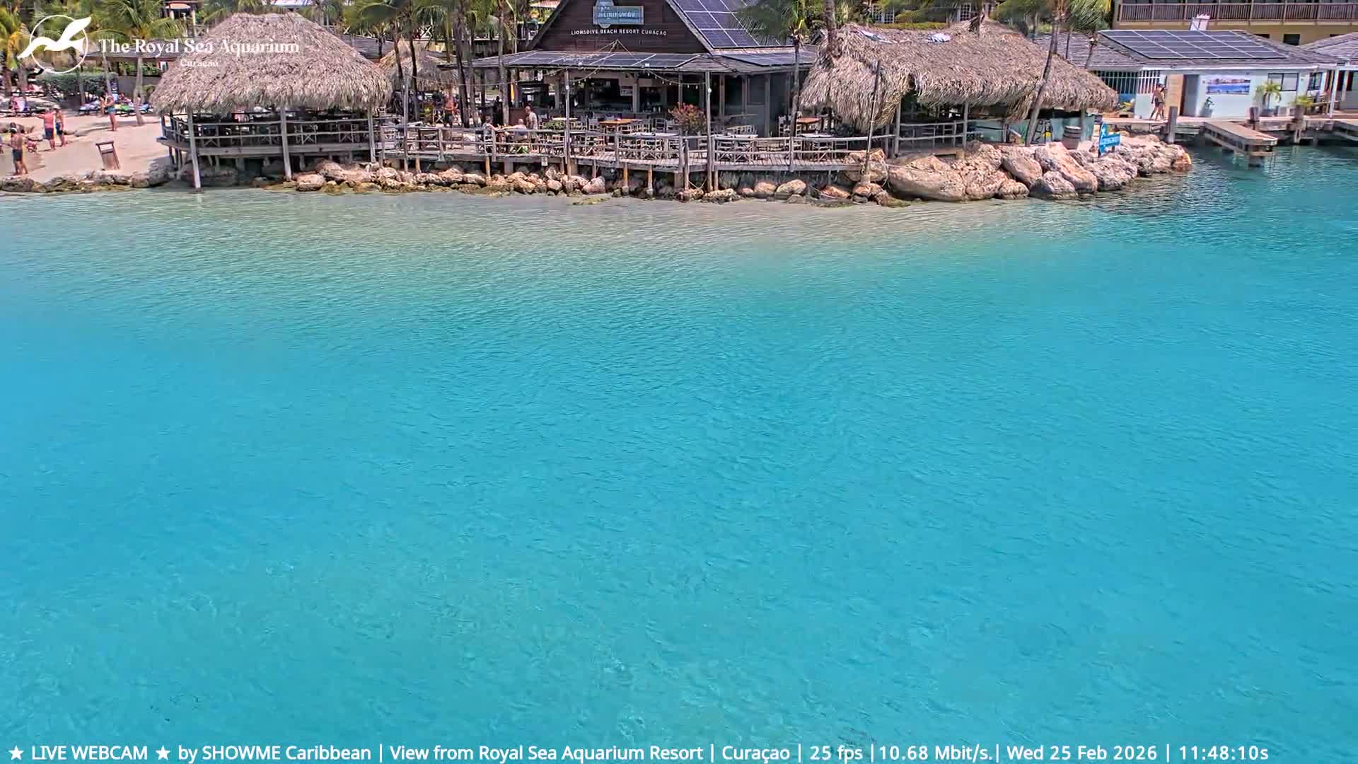 Willemstad, The Royal Sea Aquarium Resort Beach Live Cam - Willemstad, Curacao, Netherland 