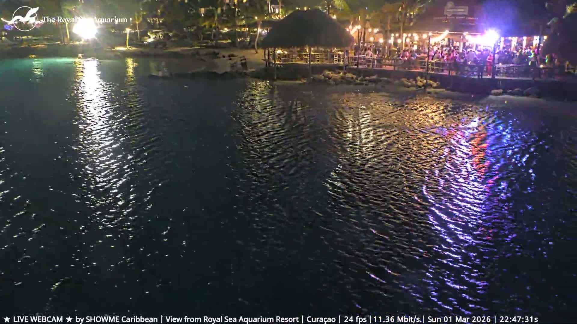 Willemstad, The Royal Sea Aquarium Resort Beach Live Cam - Willemstad, Curacao, Netherland 