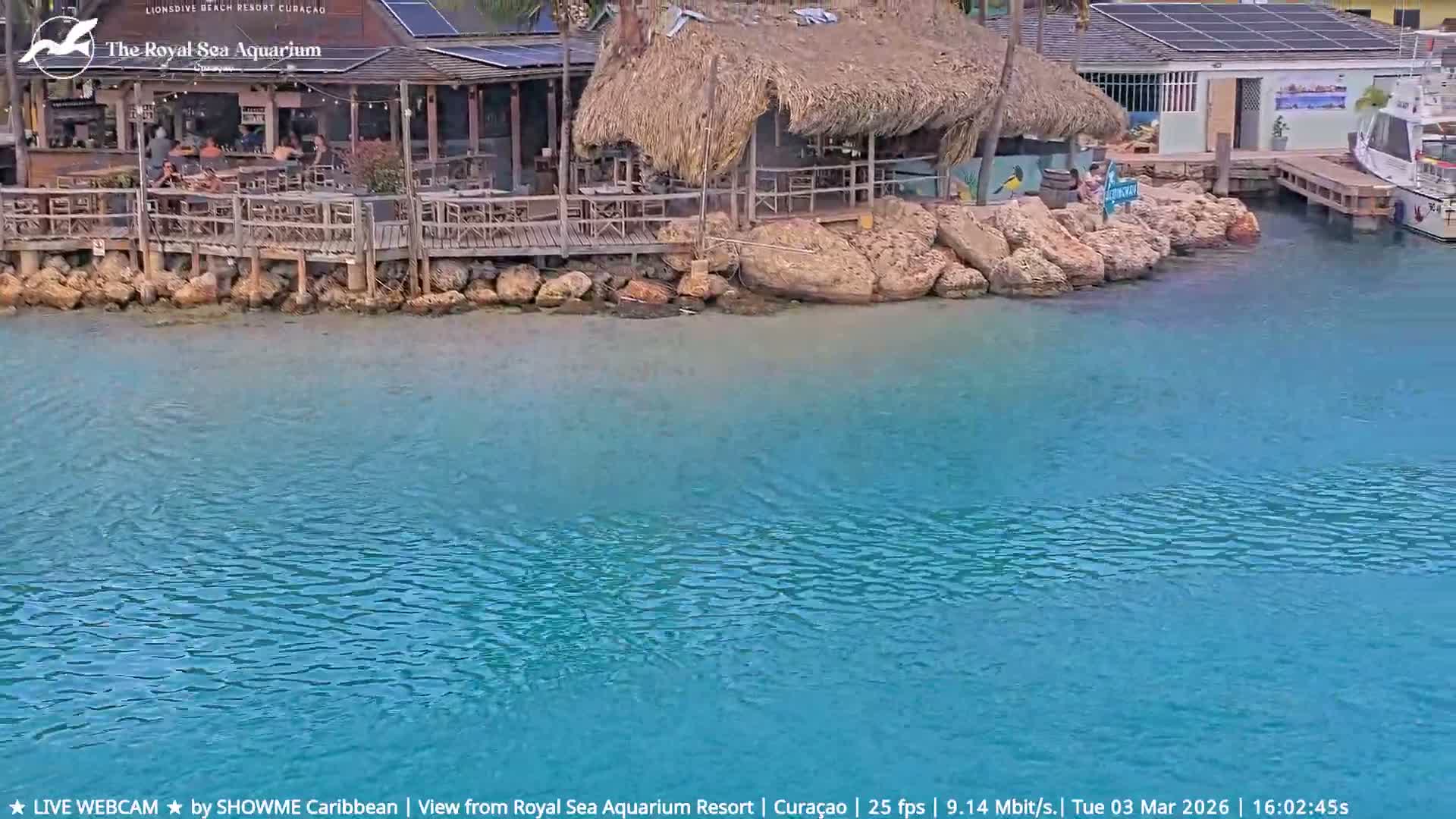 Willemstad, The Royal Sea Aquarium Resort Beach Live Cam - Willemstad, Curacao, Netherland 