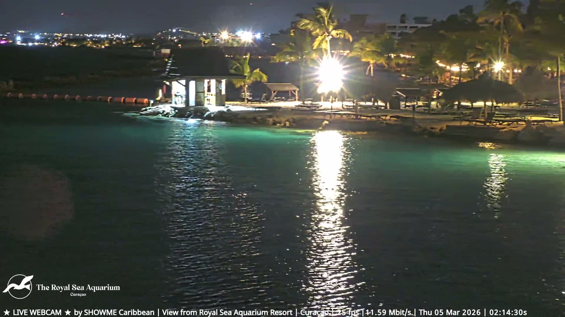 Willemstad, The Royal Sea Aquarium Resort Beach Live Cam - Willemstad, Curacao, Netherland 