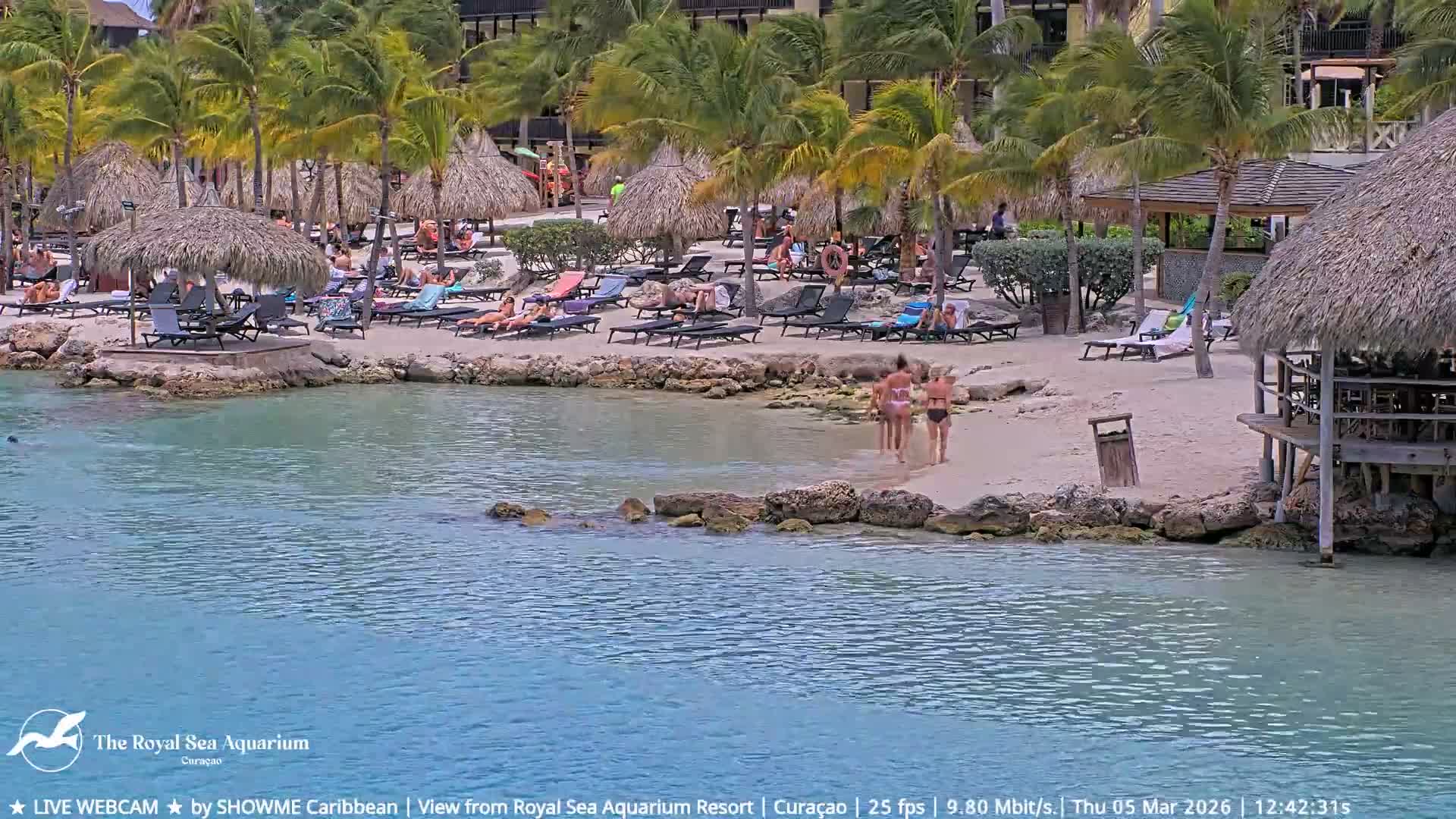 Willemstad, The Royal Sea Aquarium Resort Beach Live Cam - Willemstad, Curacao, Netherland 