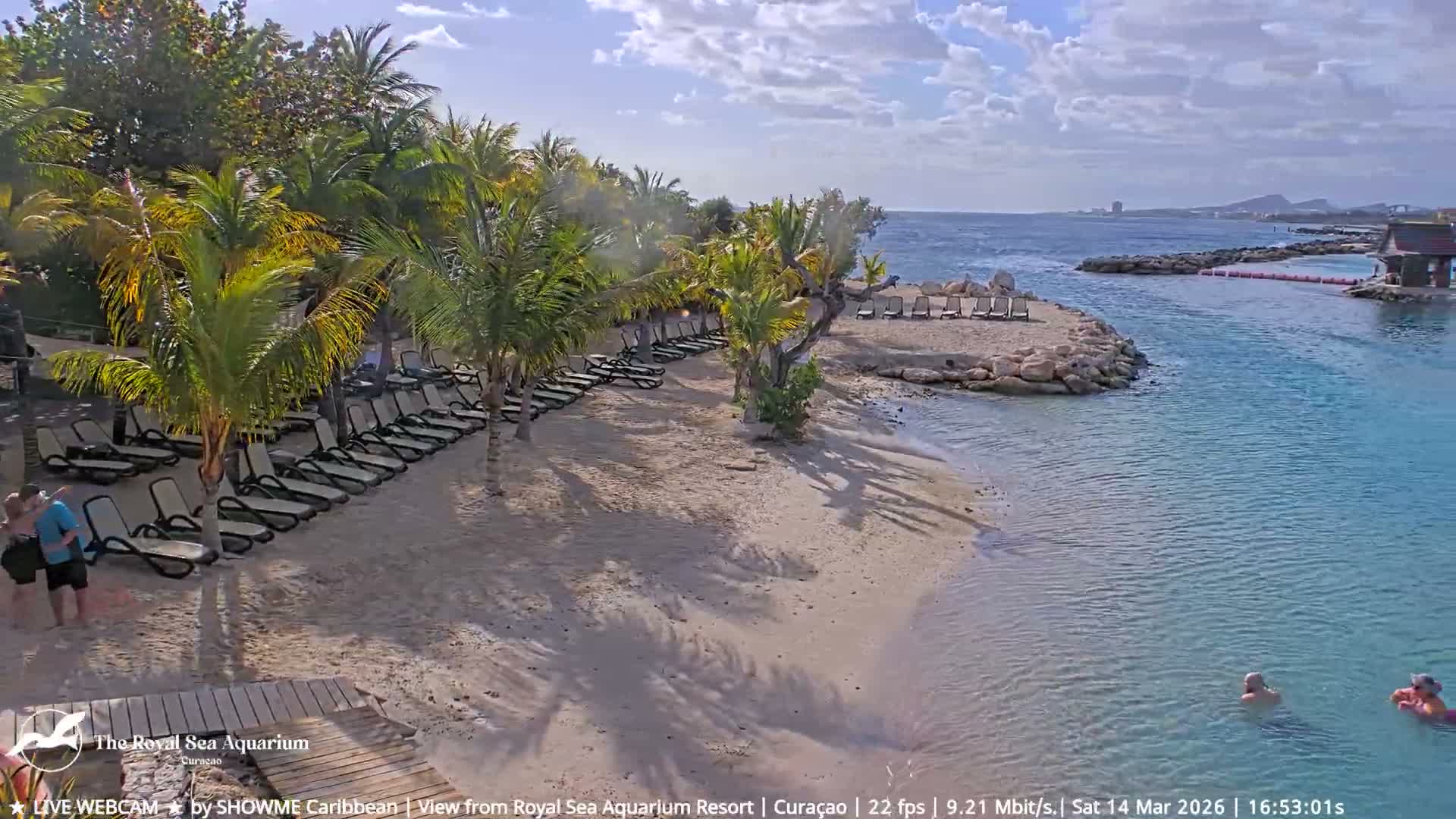 Willemstad, The Royal Sea Aquarium Resort Beach Live Cam - Willemstad, Curacao, Netherland 