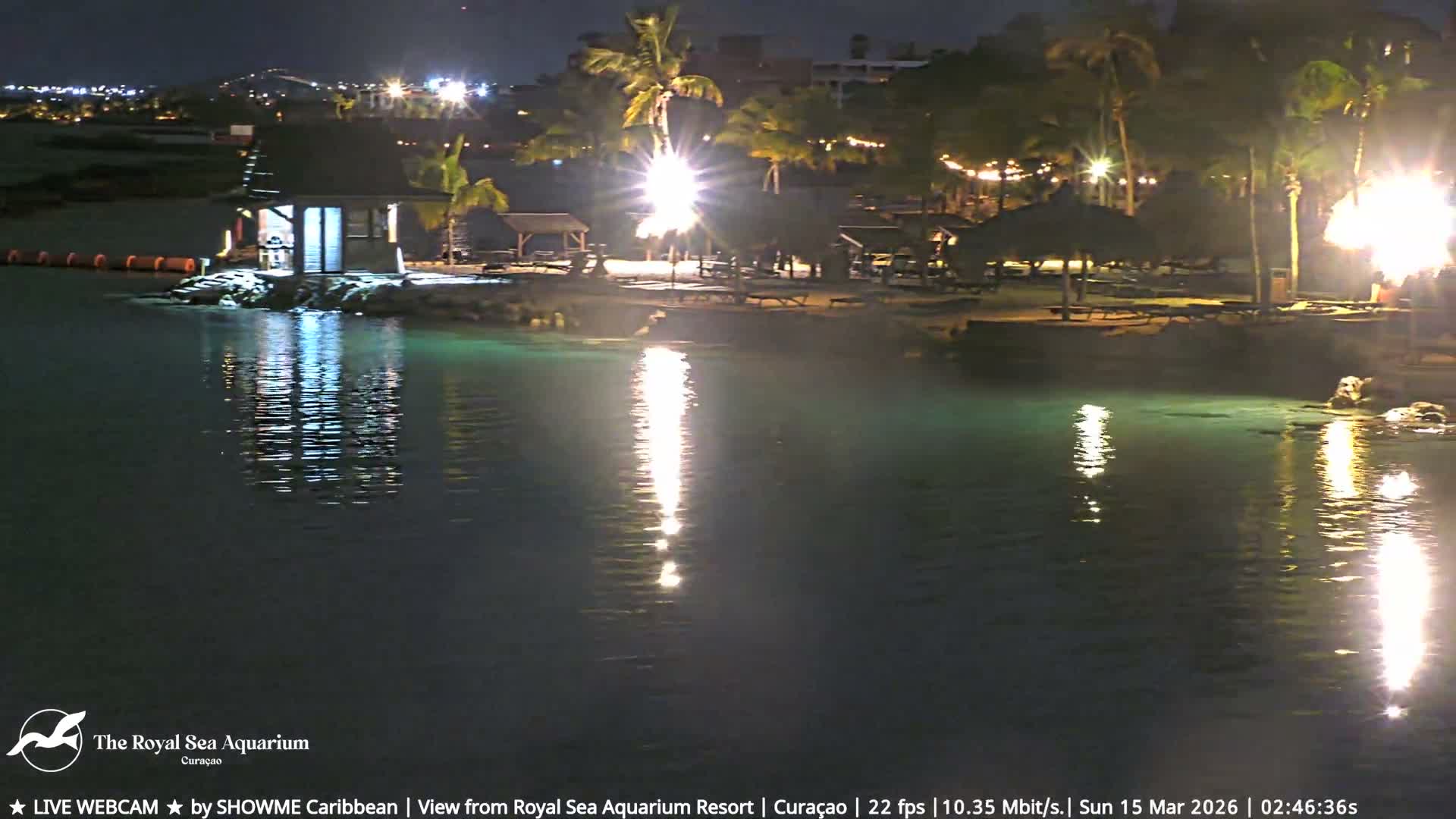 Willemstad, The Royal Sea Aquarium Resort Beach Live Cam - Willemstad, Curacao, Netherland 
