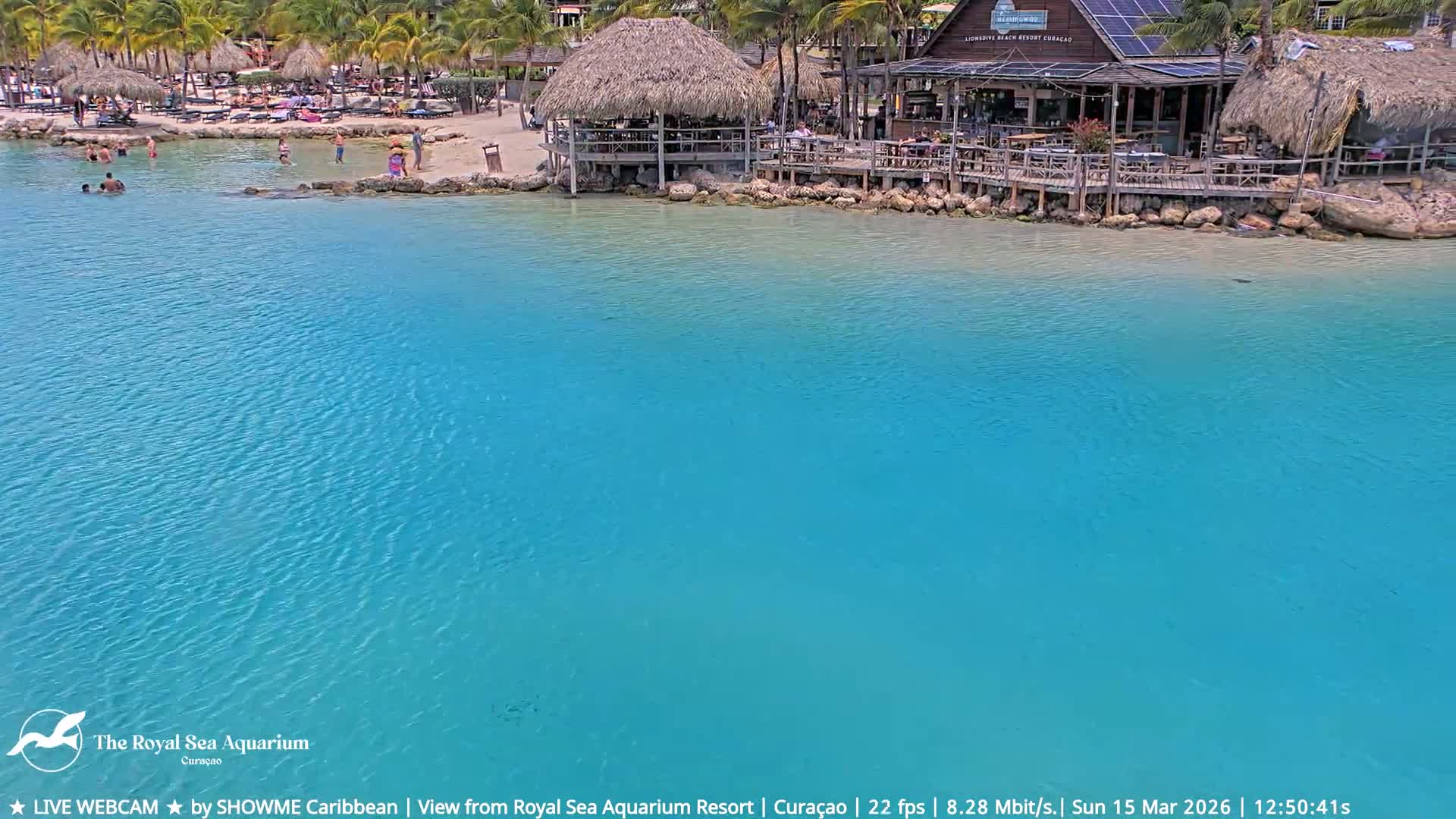 Willemstad, The Royal Sea Aquarium Resort Beach Live Cam - Willemstad, Curacao, Netherland 