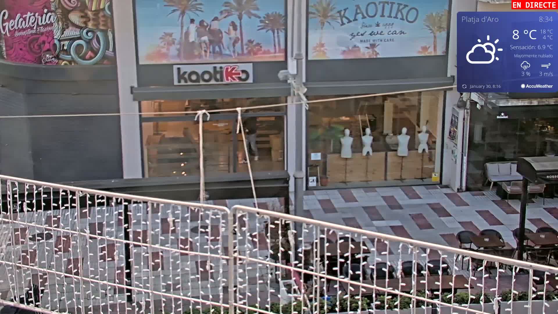 Platja d'Aro Center Live Cam - Girona, Catalonia, Spain