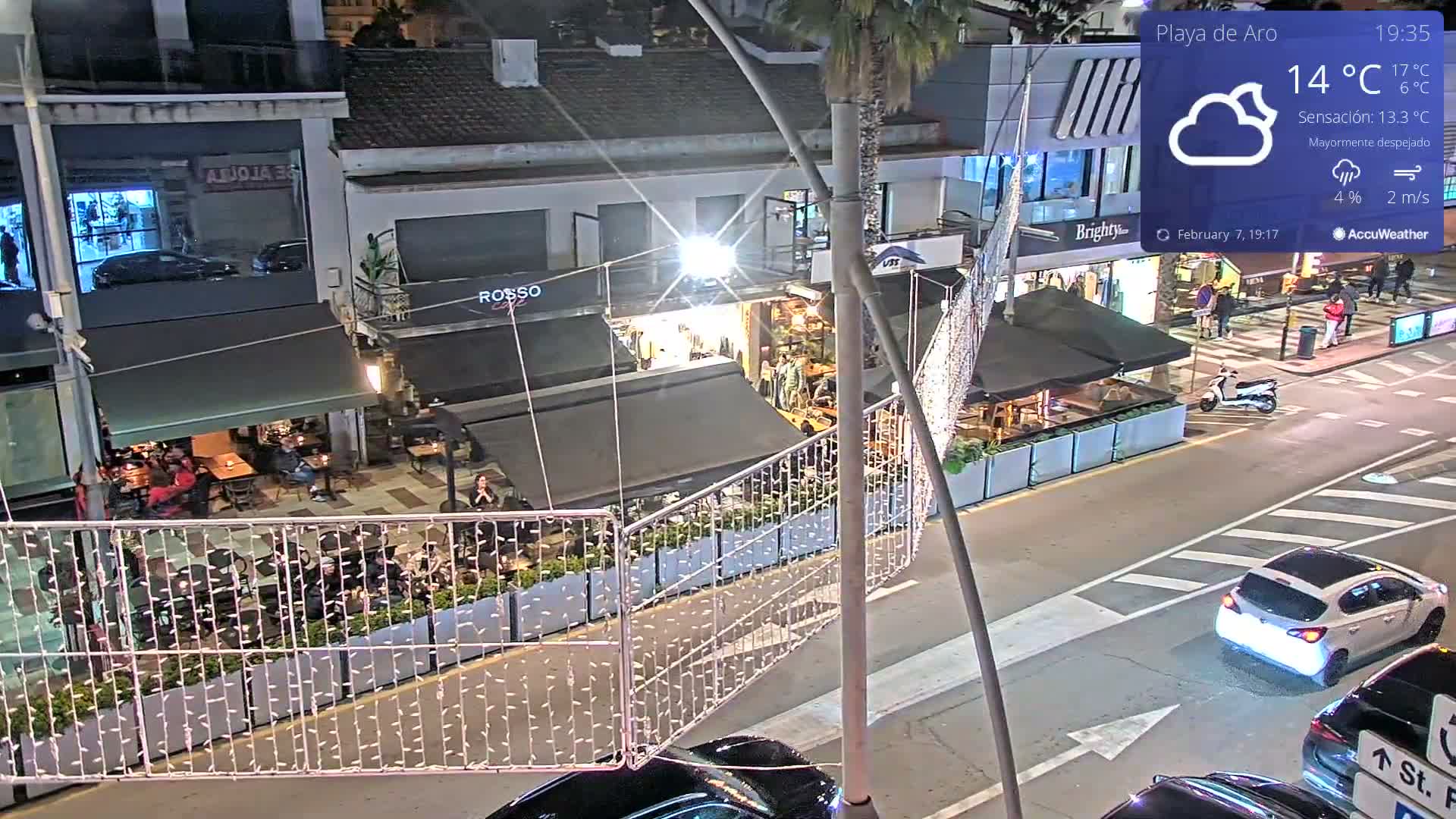 Catalonia, Platja d'Aro Center Girona Live Cam - Girona, Catalonia, Spain