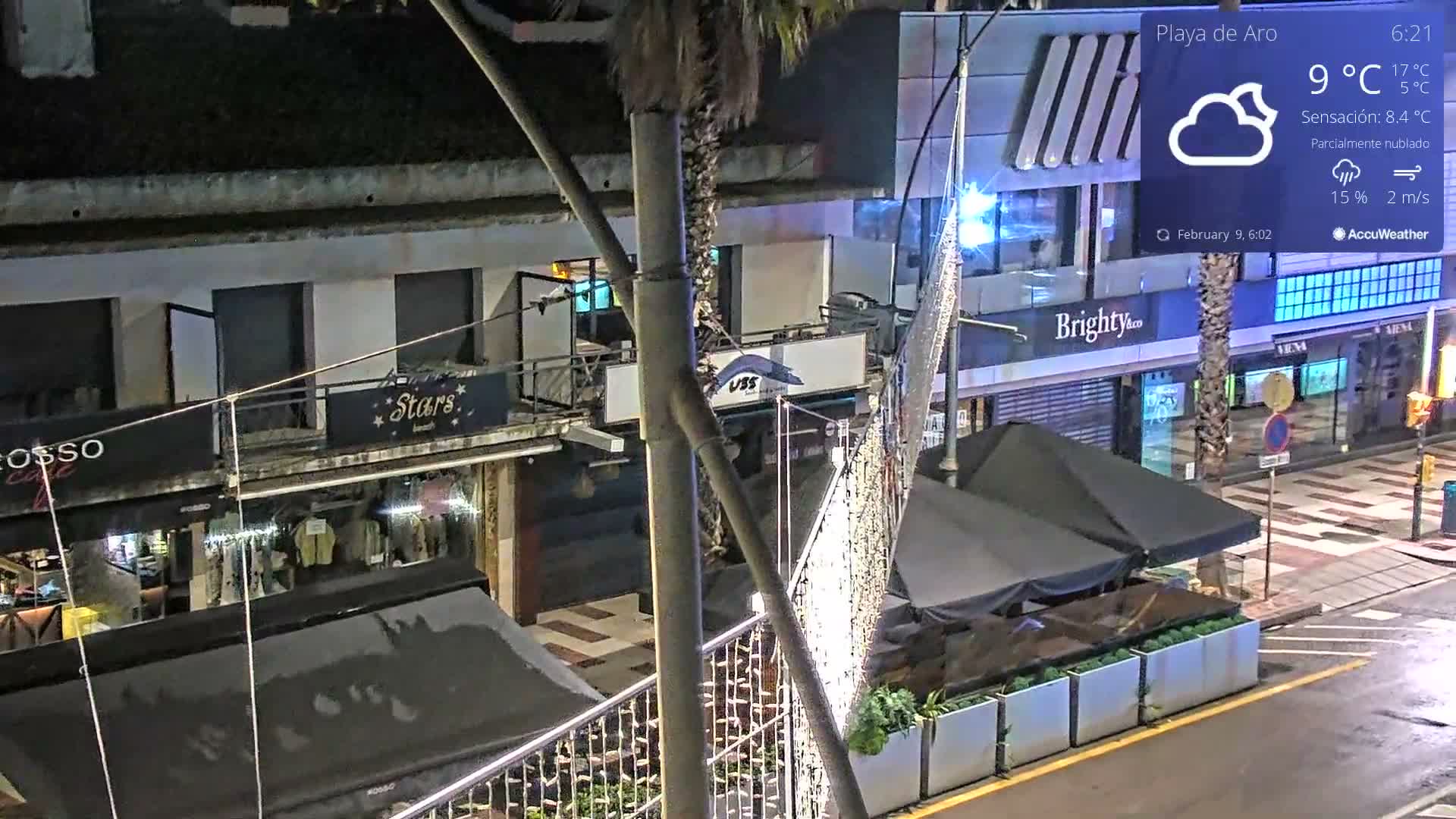 Catalonia, Platja d'Aro Center Girona Live Cam - Girona, Catalonia, Spain