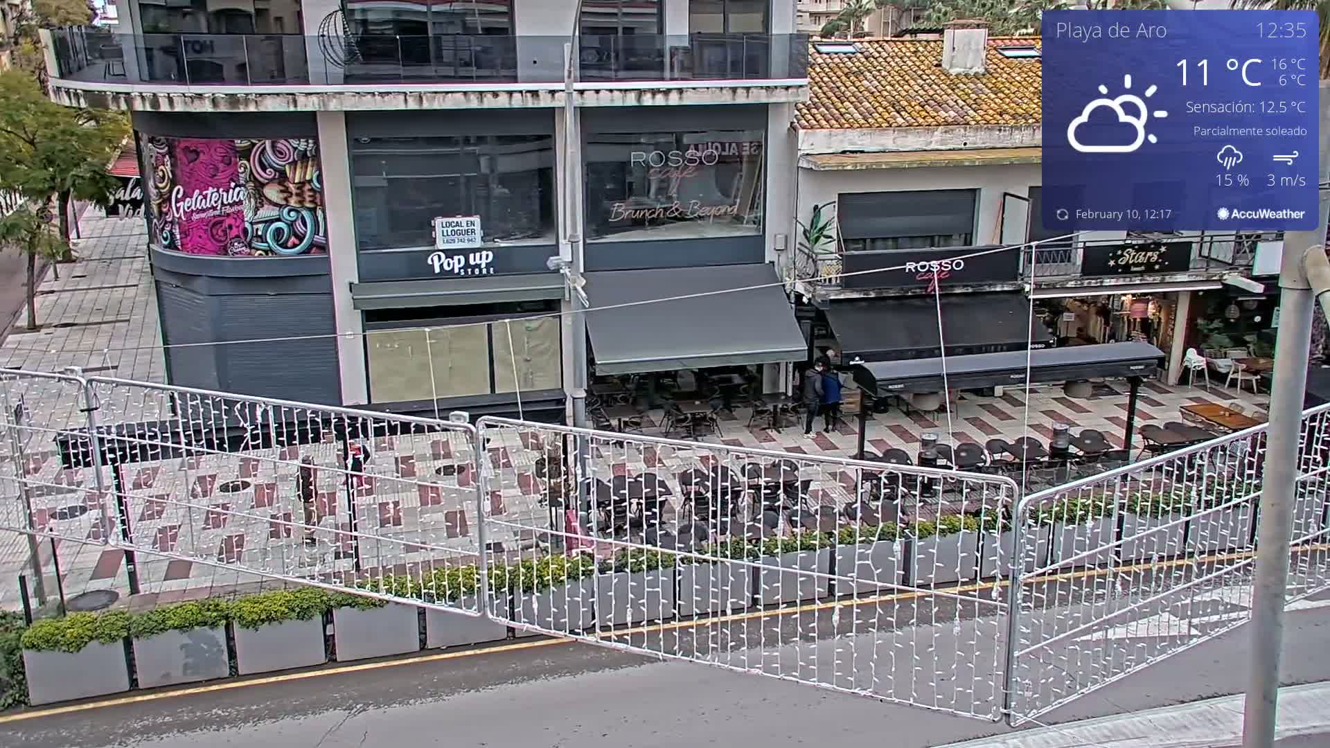 Catalonia, Platja d'Aro Center Girona Live Cam - Girona, Catalonia, Spain