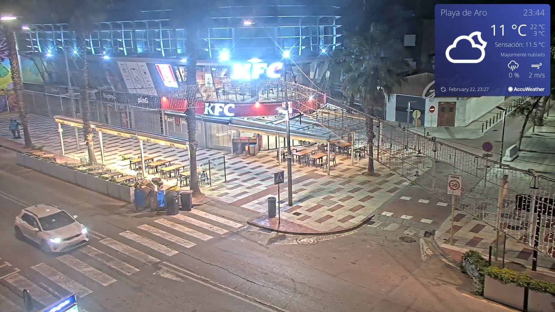 Catalonia, Platja d'Aro Center Girona Live Cam - Girona, Catalonia, Spain
