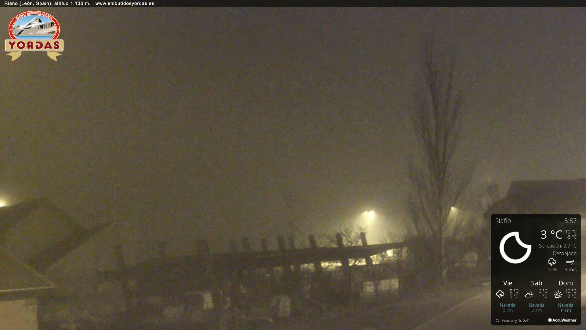 Yordas Peak (Pica Yordas) from Riaño Live Cam - León, Castile&León, Spain