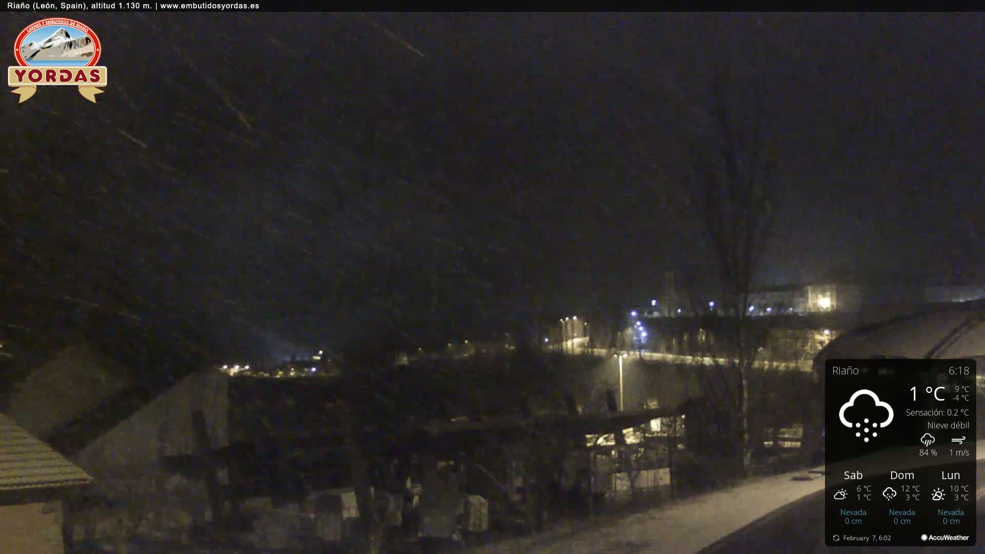 Yordas Peak (Pica Yordas) from Riaño Live Cam - León, Castile&León, Spain