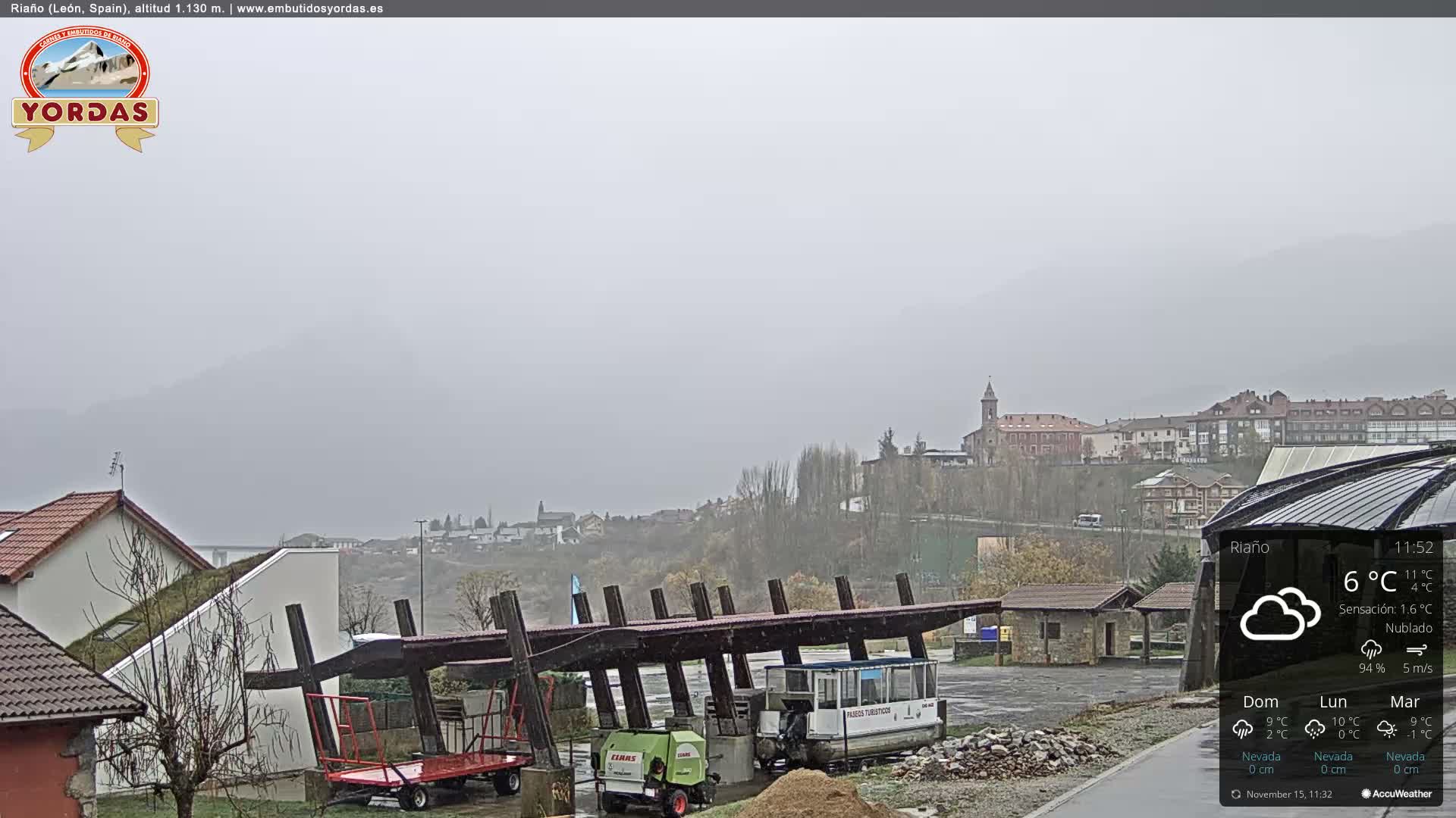 Yordas Peak (Pica Yordas) from Riaño Live Cam - León, Castile&León, Spain
