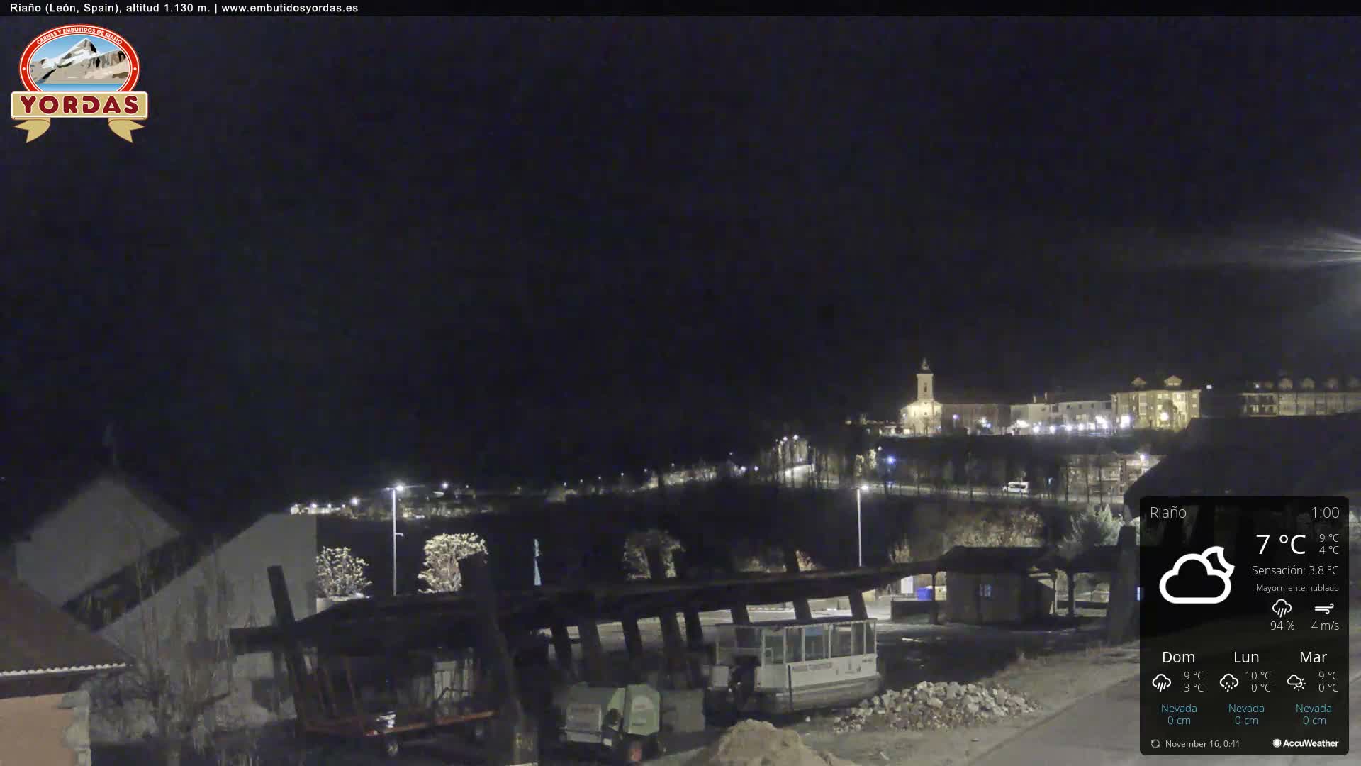 Yordas Peak (Pica Yordas) from Riaño Live Cam - León, Castile&León, Spain