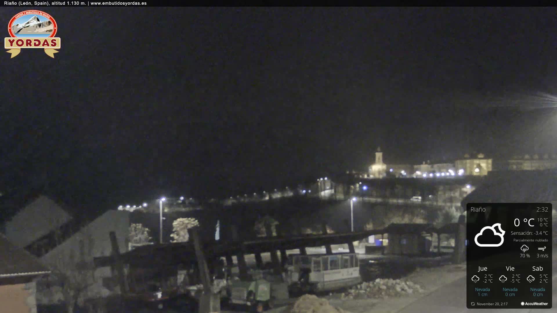 Yordas Peak (Pica Yordas) from Riaño Live Cam - León, Castile&León, Spain