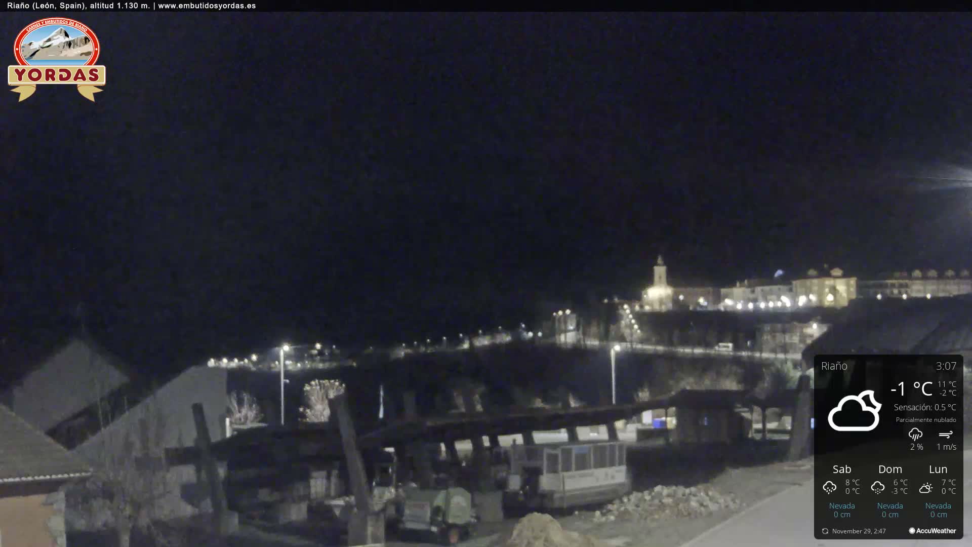 Yordas Peak (Pica Yordas) from Riaño Live Cam - León, Castile&León, Spain