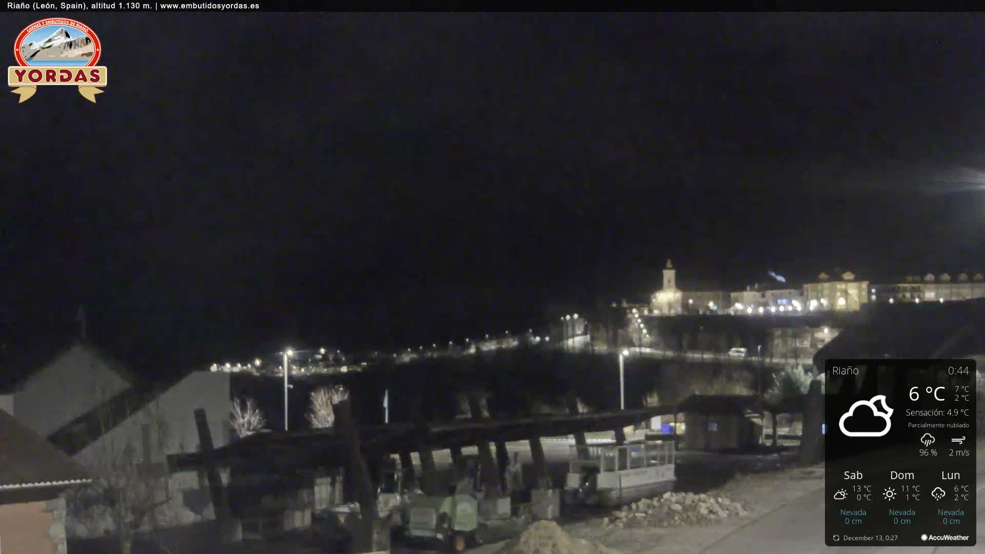 Yordas Peak (Pica Yordas) from Riaño Live Cam - León, Castile&León, Spain