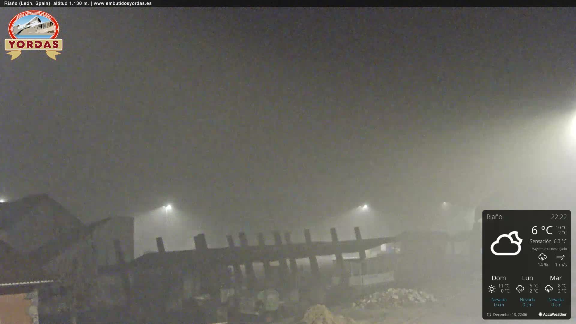 Yordas Peak (Pica Yordas) from Riaño Live Cam - León, Castile&León, Spain