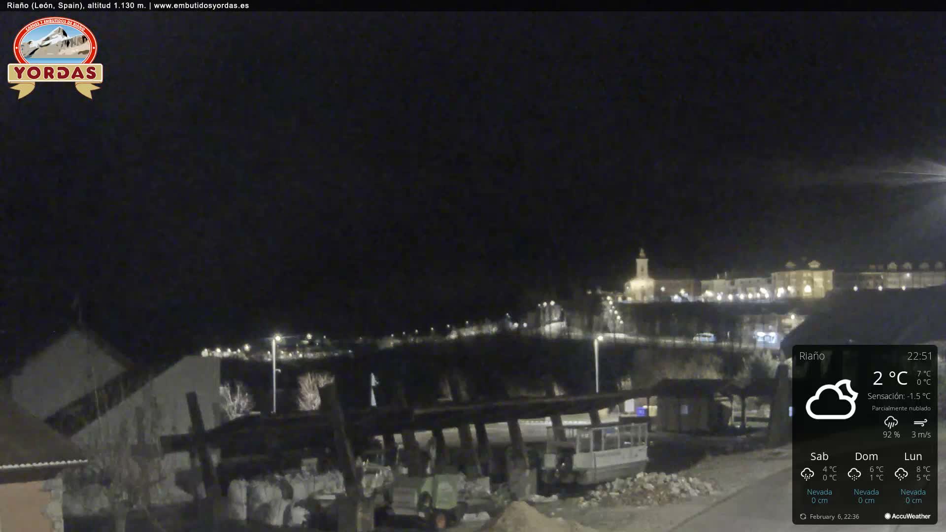 Yordas Peak (Pica Yordas) from Riaño Live Cam - León, Castile&León, Spain