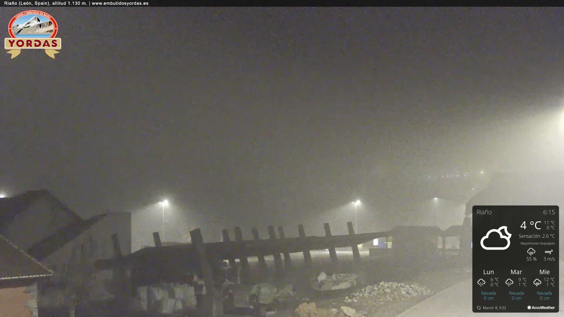Yordas Peak (Pica Yordas) from Riaño Live Cam - León, Castile&León, Spain