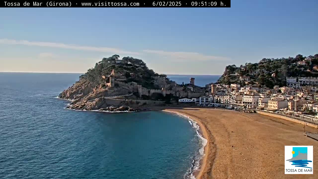 Tossa de Mar Landscape Live Cam - Girona, Catalonia, Spain