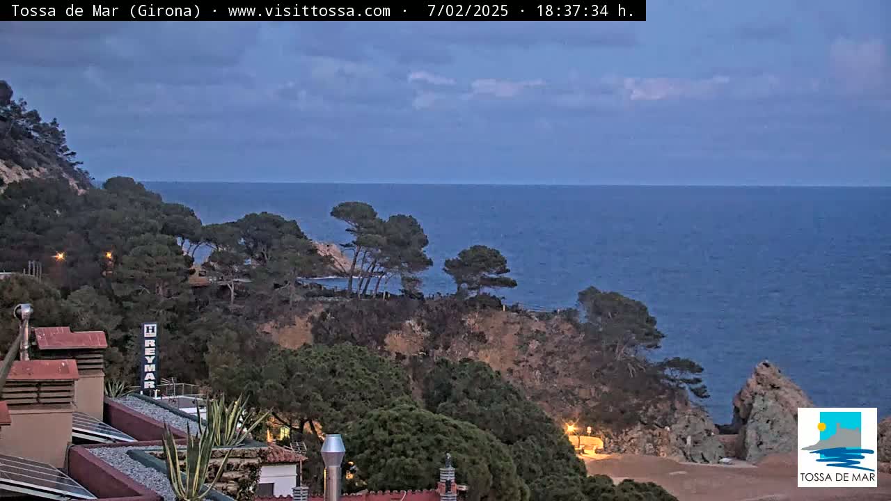 Tossa de Mar Landscape Live Cam - Girona, Catalonia, Spain