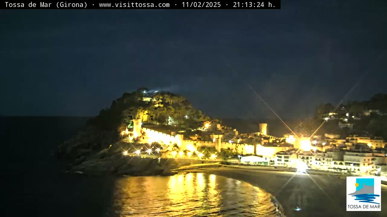 Tossa de Mar Landscape Live Cam - Girona, Catalonia, Spain