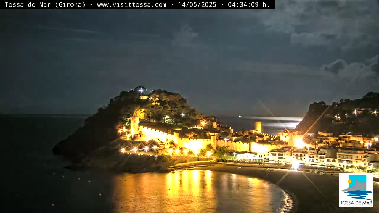 Tossa de Mar Landscape Live Cam - Girona, Catalonia, Spain