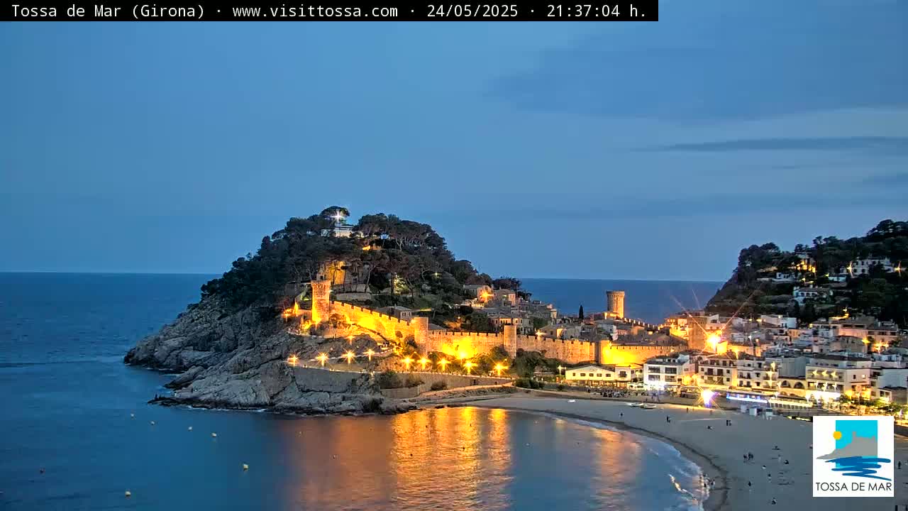 Tossa de Mar Landscape Live Cam - Girona, Catalonia, Spain