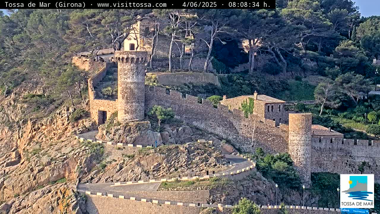 Tossa de Mar Landscape Live Cam - Girona, Catalonia, Spain