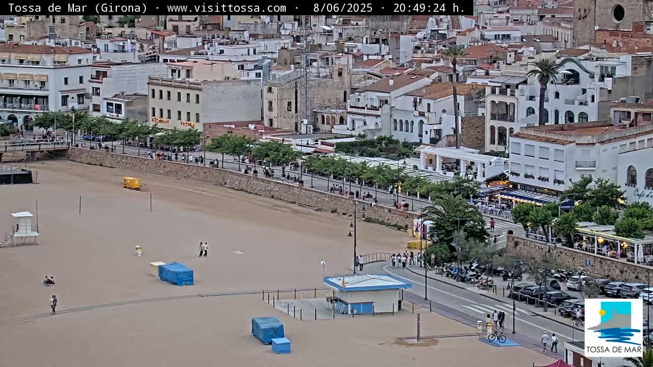 Tossa de Mar Landscape Live Cam - Girona, Catalonia, Spain